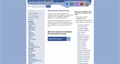 Desktop Screenshot of instructionsmanuals.com